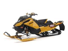 DIECAST MASTERS #68009 - Ski-Doo MXZ XRS Snowmobile in Yellow and Black - 20th Anniversary Edition