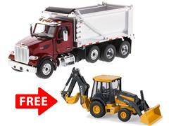 71077-COMBO1 - Diecast Masters Peterbilt 567 Tandem Truck