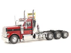 DIECAST MASTERS #71147 - Peterbilt Model 589 131 BBC Day Cab Tridem Axle Semi in Legendary Red