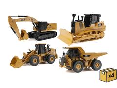 DIECAST MASTERS #84041A-CASE - Caterpillar Diecast Earth Movers 16-Piece Factory Sealed CASE