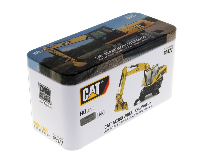 CAT M318D WHEEL EXCAVATOR HOスケール 85177 Caterpillar M318D Wheel Excavator - High Line Series - 85177