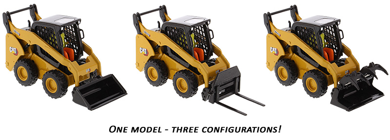 DIECAST MASTERS 85678 CATERPILLAR 272D3 CHARGEUR COMPACT AVEC LOGO 1/32