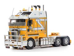 DRAKE #Z01542 - TJ Clark Sons - Kenworth K200 Truck with 2 8 Sleeper Cab in Yellow with White Stripes - Cab Only