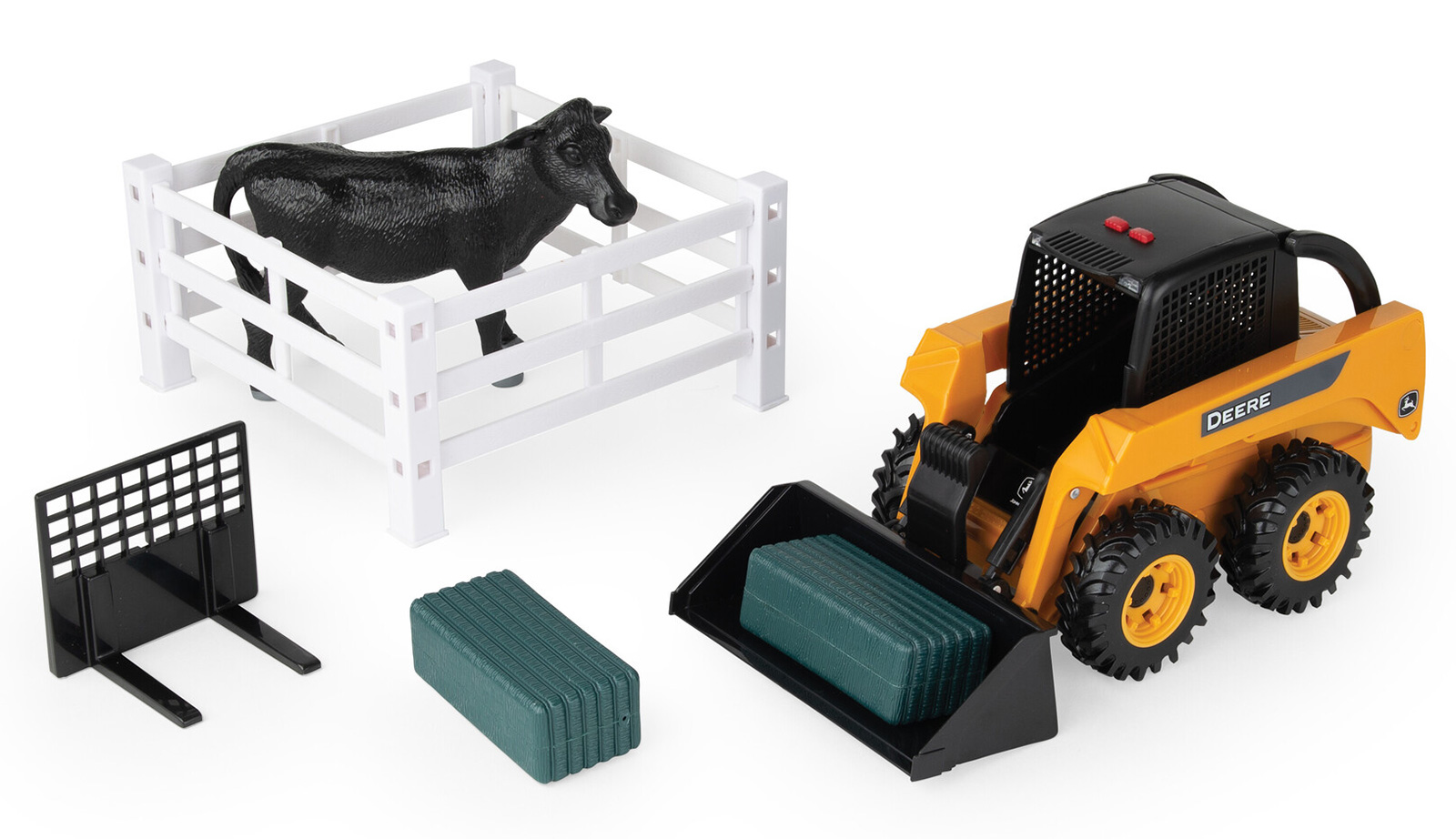John Deere 10-Piece Playset with Skid Steer - Big Farm Series - 47705A