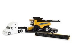 13949 - ERTL Toys New Holland CR990 Combo Hauling Playset Playset