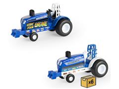 37924D-CASE - ERTL New Holland Puller Tractor 12 Piece CASE