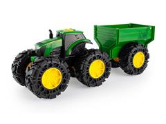 47353 - ERTL Toys John Deere Monster Treads Tractor and Wagon