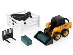 ERTL #47705A - John Deere 10-Piece Playset with Skid Steer - Big Farm Series
