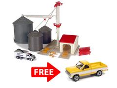 FARMSET-COMBO1 - ERTL Toys Farm Country Grain Feed Playset TBEK12924 _FREE