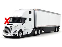 Volvo VNL860 High-Roof Sleeper and 53 Trailer with Skirts In Blank White #50-3501-X