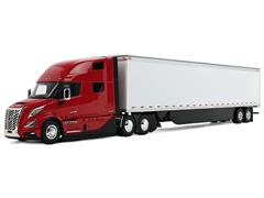 FIRST GEAR #50-3515 - Volvo VNL 860 High-Roof Sleeper Cab in Red with 53 Trailer with Skirts