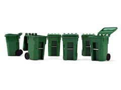 First Gear Replicas Set of 6 Trash Bins