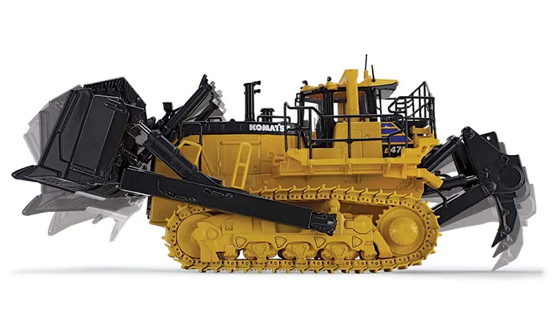 D475A-8 Komatsu 50-3482 Gear First Komatsuさま専用 Dozer New Diecast Ripper with カーテン