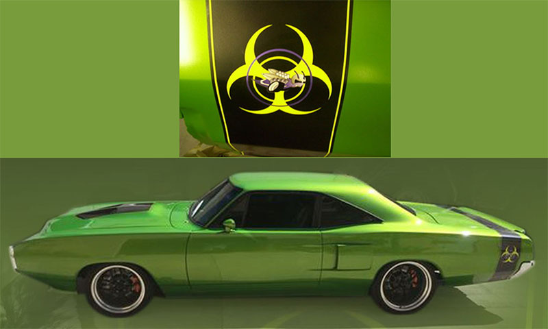 Mutant Bee - 1970 Dodge Super Bee Street Fighter in Green with