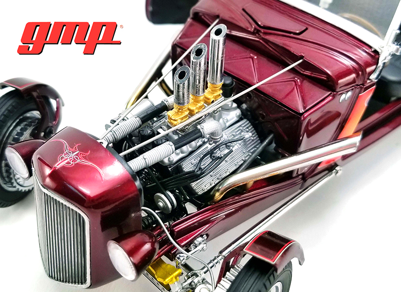 1934 Hot Rod Roadster in Brandywine Metallic with Flames - 18926