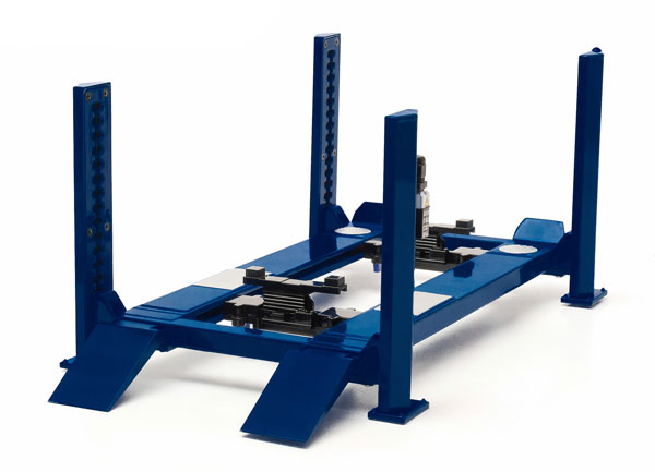 Manual Four-Post Lift in Blue - 12884