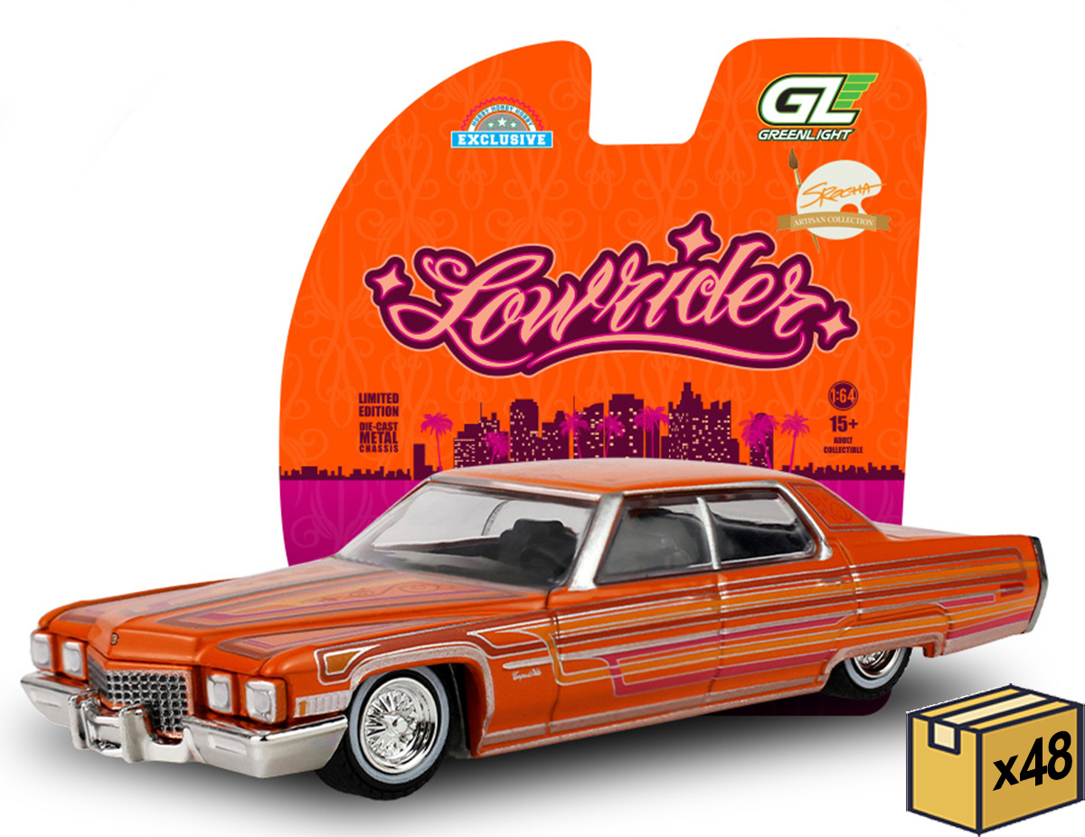 1972 Cadillac Coupe deVille in Mandarin Orange Lowriders - Sergio