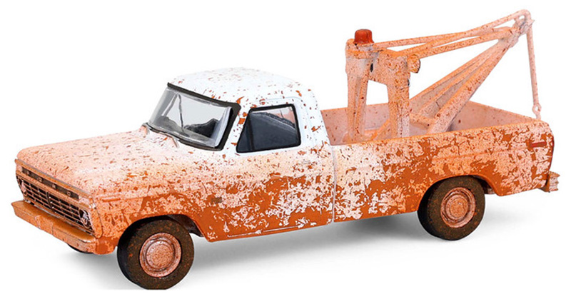 1973 Ford F100 Pickup Truck with Drop-In Tow Hook in White