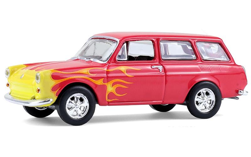 1963 Volkswagen Type 3 Panel Van with Flames - 36120-B