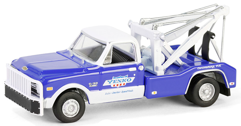 GREENLIGHT, CHEVROLET C-30 Carro attrezzi 1969 GULF, 1/18, GREEN13624