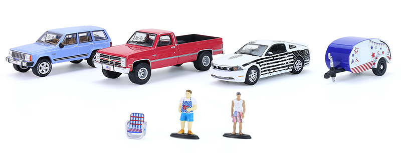4th of July Summer Cookout - Multi-Car Diorama - 58058