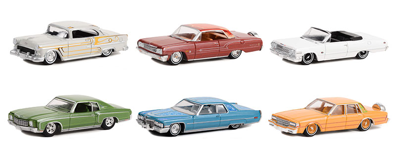 California Lowriders Series 2 - 6-Piece Assortment in a Non