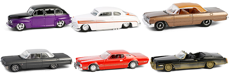 California Lowriders Series 6 - 6-Piece Assortment in a Non