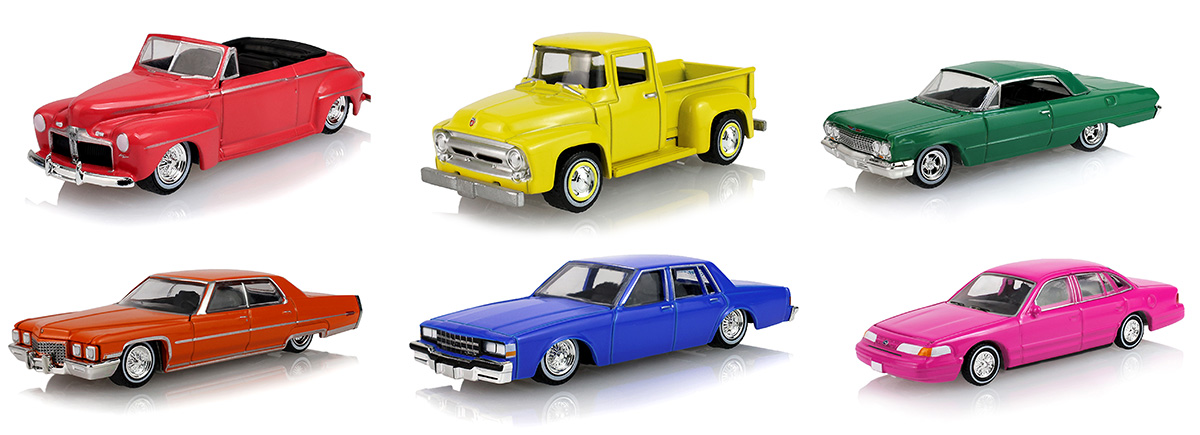 California Lowriders Series 8 - 6-Piece Assortment in a Non
