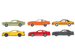 125402-CASE - Greenlight Diecast The Mustang Stampede Series 2