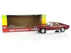 GREENLIGHT #13693 - 1968 Ford Mustang GT Fastback in Royal Maroon with Gold GT Stripe