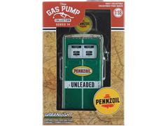 14140-C-SP - Greenlight Diecast 1954 Tokheim 350 Twin Gas Pump Pennzoil