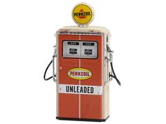 14140-C - Greenlight Diecast 1954 Tokheim 350 Twin Gas Pump Pennzoil