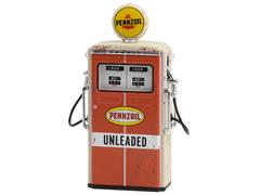 Greenlight Diecast Pennzoil Unleaded 1954 Tokheim 350 Twin Gas