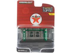 16120-B-SP - Greenlight Diecast Texaco Four Post Lift SPECIAL GREEN MACHINE