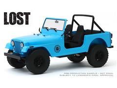 19064 - Greenlight Diecast 1977 Jeep CJ 7 Dharma Jeep LOST