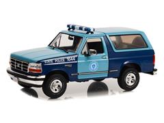 Greenlight Diecast Massachusetts State Police 1996 Ford Bronco XLT