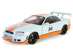 19137 - Greenlight Diecast Gulf Oil 1999 Nissan Skyline GT R