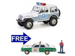 GREENLIGHT #19140-COMBO - Clearwater Florida Police Department 1982 Jeep CJ-7
