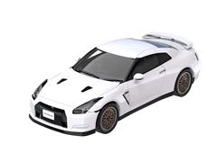 GREENLIGHT #235110-D - 2007 Nissan GTR with Custom Wheels in Pearl White
