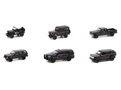 28070-CASE - Greenlight Diecast Black Bandit Series 25 6 Piece Assortment