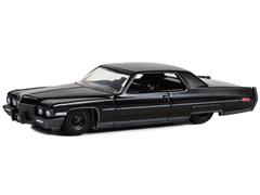 28130-A - Greenlight Diecast 1971 Cadillac Coupe deVille Lowrider Black Bandit