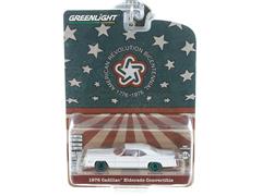 28140-B-SP - Greenlight Diecast 1976 Cadillac Eldorado Convertible Top Up Bicentennial