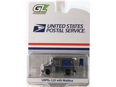GREENLIGHT #29888-SP2 - USPS - Long-Life Postal Delivery Vehicle LLV in Raw Body Grey with Mailbox