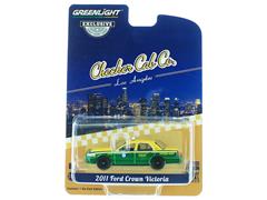 Greenlight Diecast Checker Cab Company 2011 Ford Crown Victoria