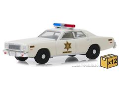 GREENLIGHT #30110-CASE - Hazzard County Sheriff - 1977 Plymouth Fury