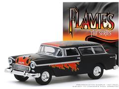 Greenlight Diecast Flames The Series 1955 Chevrolet Nomad