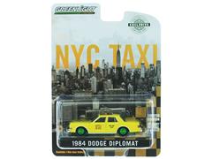Greenlight Diecast NYC Taxi 1984 Dodge Diplomat SPECIAL GREEN
