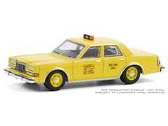 Greenlight Diecast NYC Taxi 1984 Dodge Diplomat