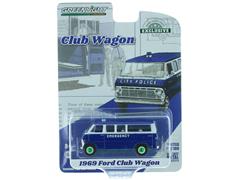 Greenlight Diecast City Police Emergency 1969 Ford Club Wagon