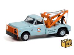 30275-MASTER - Greenlight Diecast Gulf Oil Welding Tire Collision 1969 Chevrolet